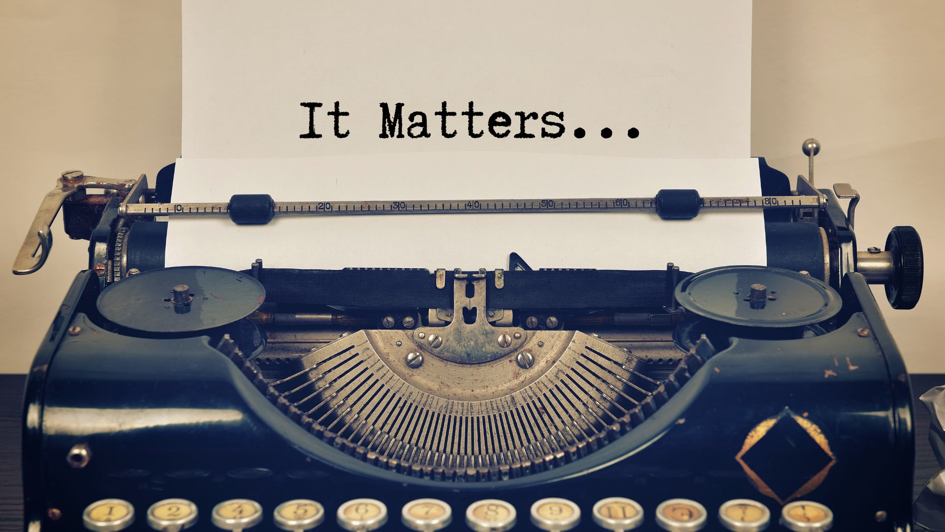 It Matters